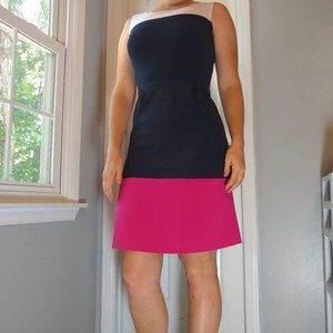 Glamour Color Block Dress